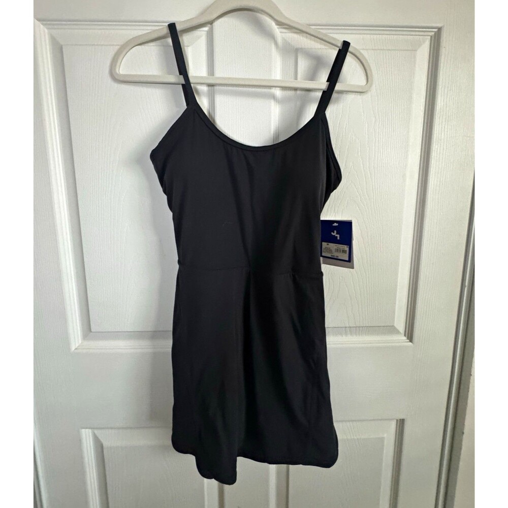 JOY LAB/Targer Women's Black Tennis Dress with Shorts Built In Bra